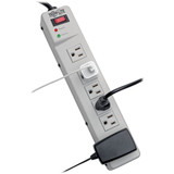 Tripp Lite Surge Protector Strip,6 Outlet,Wht TLM626
