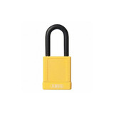 Abus Lockout Padlock,KA,Yellow,1-3/4"H 74/40 KA YELLOW