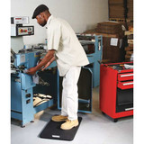 Wearwell Kneeling Pad,30"L,17"W,Foam-Vinyl,Black 518