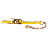 Kinedyne Ratchet Strap,Grab-Hook,Yellow  513039GRA