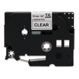 Brother Label Tape Cartridge,Blk-Clr,0.70in TZe141
