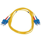 Monoprice Fiber Cord,Duplex,SC, SC,2m,Yellow 4628