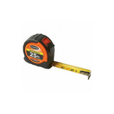 Keson Tape Measure,1 In x 25 ft,Orange/Black PGPRO1825V