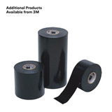 3m Elec Tape,100 ft Lx2"W,10 mil,Black,PK24 50-UNPRINTED-2X100FT