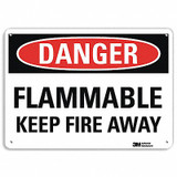 Lyle Danger Sign,10 in x 14 in,Aluminum U3-1481-RA_14X10