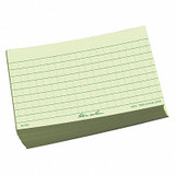 Rite in the Rain Index Cards,Ruled,3" x 5",PK100 991