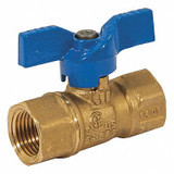 Jomar Valve Gas Ball Valve,FNPT x FNPT,1/2in 101-403