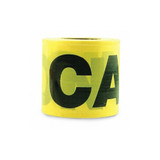 Sim Supply Barricade Tape, Yellow, 300 ft L, 3 in  16100