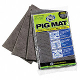 Pig Absorbent Pad,Universal,Gray,PK3 25306
