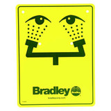 Bradley Safety Eyewash Sign  114-051