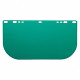 Jackson Safety Face Shield Visor,Dark Green,3/64inT 29100