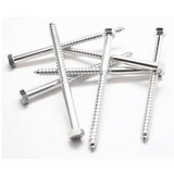 Foreverbolt Hex Lag Screw,1/2",NL-19,6"L,PK5 FBLB126P5