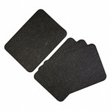 Pig Sink Dryer Mat,Black,Thickness 1/8",PK4 GRP7006-BK