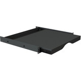 Video Mount Products Sliding Shelf,Rack Mount,Black ER-SS1U
