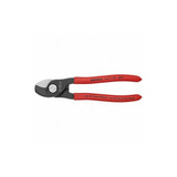 Knipex Cable Shears,6-1/2 In L,1/0 AWG,Red 95 11 165