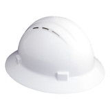 Erb Safety Hard Hat,Type 1, Class C,Ratchet,White 19431