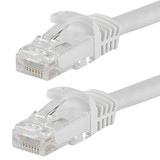 Monoprice Patch Cord,Cat 6,Flexboot,White,5.0 ft. 9832