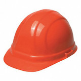 Erb Safety Hard Hat,Type 1, Class E,Pinlock,Orange 19133