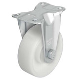 Sim Supply Standard Plate Caster,Rigid,400 lb.  B-PO 125K-12