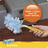 Swiffer Duster Refill,7 1-2 in L,Blue,PK4 21459