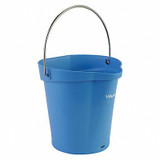 Vikan Hygienic Bucket,1 1/2 gal,Blue 56883