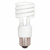 Satco Screw-In CFL Bulb,2700K,13W,12,000 hr S7217