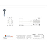 Manufacturer Varies SHCS,Steel,3/8"-16,3in L,PK10 U07000.037.0300