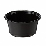 Dixie Disposable Portion Cup,2 oz,Black,PK2400  PP20BLACK