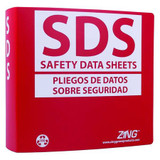 Zing GHS SDS Binder,3 in.,Bilingual 6035