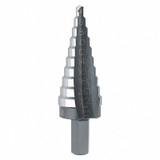 Irwin Step Cone Drill,4mm to 22mm,HSS 11104