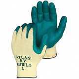 Showa Coated Gloves,Green/Yellow,S,PR KV350S-07