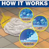Mr. Clean Floor Cleaner,Liquid,1 gal,Jug,PK3 02621