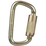 Msa Safety Carabiner,Offset-D,Steel 10089205