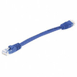 Monoprice Patch Cord,Cat 6,Booted,Blue,0.5 ft. 7499