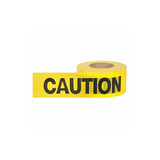 Manufacturer Varies Barricade Tape, Yellow, 1,000 ft L, 3 in 16000