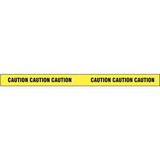 Sim Supply Barricade Tape, Yellow, 180 ft L, 2 in  11458