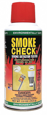 Sim Supply Smoke Detector Tester,2-1/2 Oz. Spray  25S