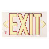 Sim Supply Exit Sign,8 3/4 in x 15 3/8 in,Plastic  GRAN4735