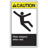 Accuform Safety Label,5 inx3 1/2 in,Vinyl,PK5 LEQM013VSP