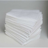 Brady Absorb Pad,Oil-Based Liquids,White,PK100 ENV100