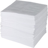 Brady Absorb Pad,Oil-Based Liquids,White,PK100 ENV100
