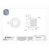 E-Z Lok Thread Insert,5/8-11x25/32 L,Pk5 335-10-PK5