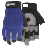 Mcr Safety Fasguard Synthetic Leather 3 Fingerles,M 902M
