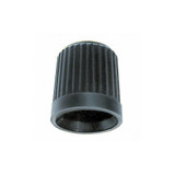 Tru-Flate Dome Shaped V Cap,0.305-32,Bk,Plstc,PK4 38-505