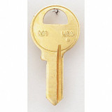 Kaba Ilco Key Blank,Brass,Type 1092,4 Pin,PK50 M1-BR