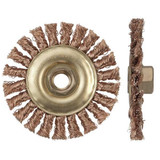 Ampco Safety Tools Knot Wire Wheel Brush,Threaded Arbor WB-40KT