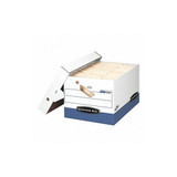 Bankers Box Banker Box,Ltr/Lgl,Wht/Blu,PK12  0063601