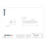 Manufacturer Varies WOOD SCR CSK82 PH ST ZP,#4x3/4L,PK100 U25120.011.0075