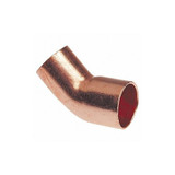 Nibco Elbow,45 Deg.,Wrot Copper,3/8",FTGxC 6062 3/8