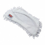 Rubbermaid Commercial Mop Pad,White,Microfiber FGQ86100WH00